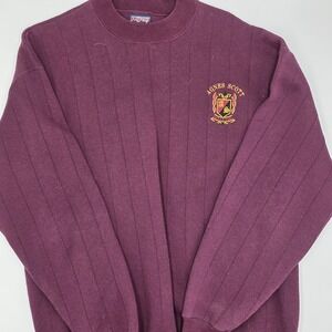 Maroon Crewneck Sweater - Classic Men’s Pullover